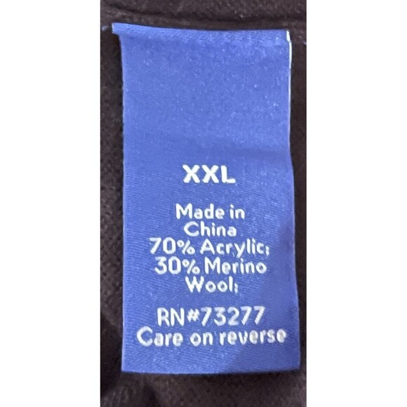 APT. 9 Merino Wool Blend Soft Striped Bundle Up Sweaters Men's XXL - Picture 16 of 16